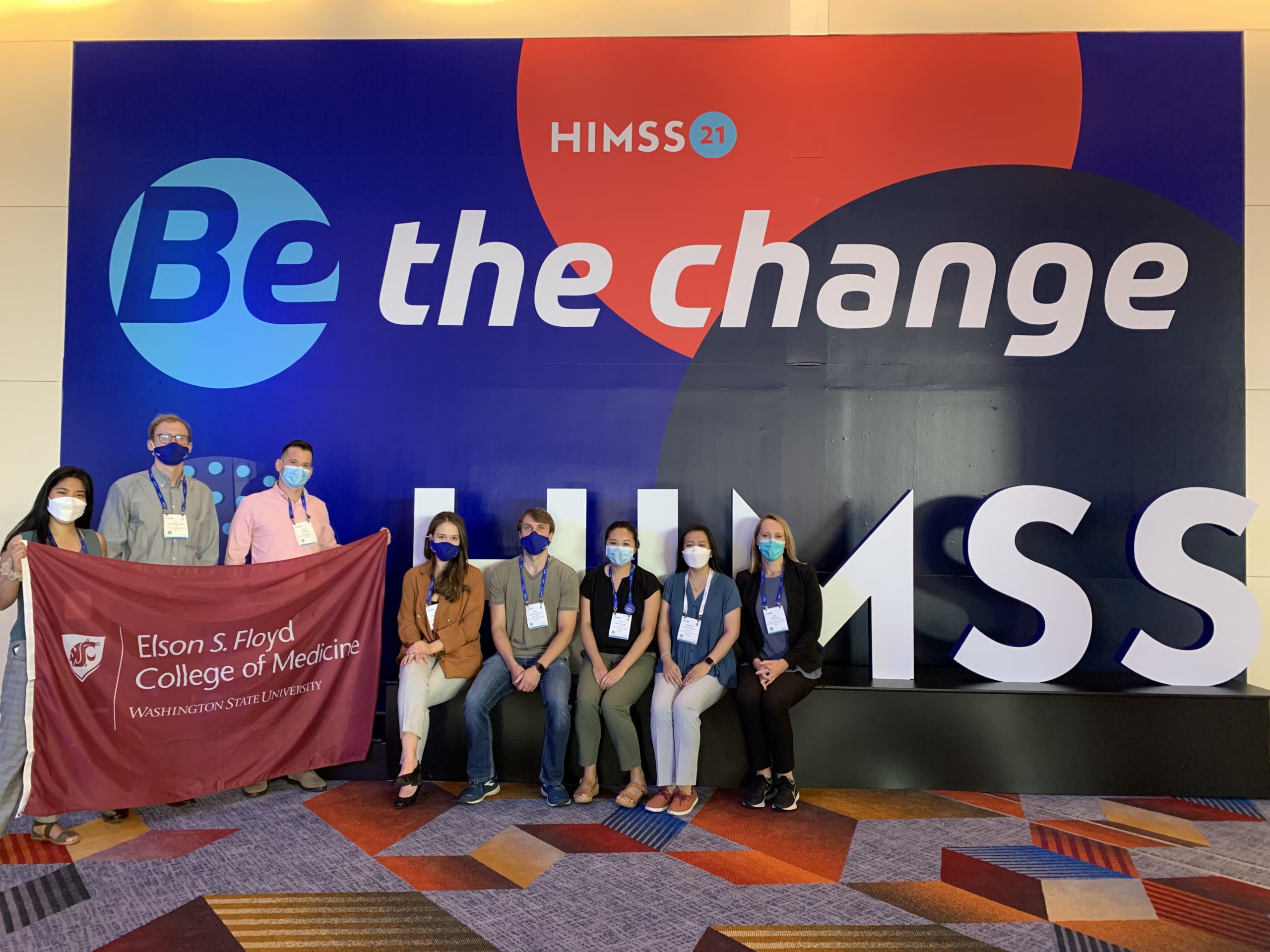 Attendees at HIMSS